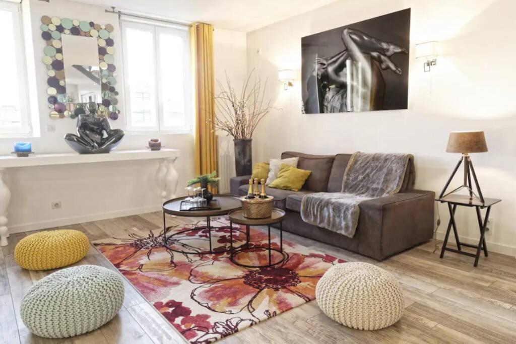 Reims Centre : Appartement Lumineux Et Atypique 46, Place D'Erlon Exteriér fotografie